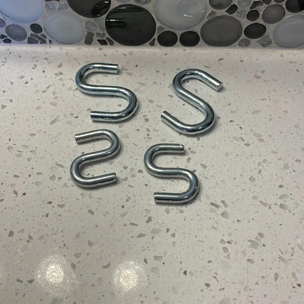 Hillman S Hooks. Two sizes. You get two .307X 3 inches. And two smaller ones